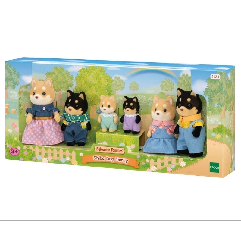 Sylvanian Families Shiba Dog Family