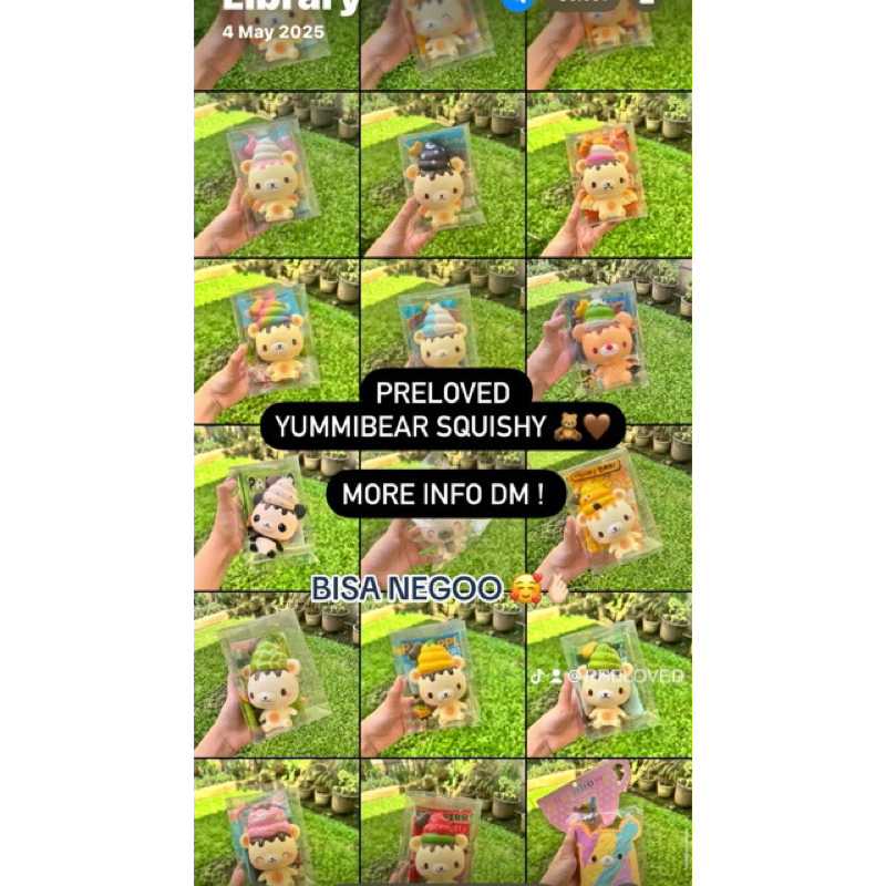 SALE  PRELOVED SQUISHY YUMMIBEAR