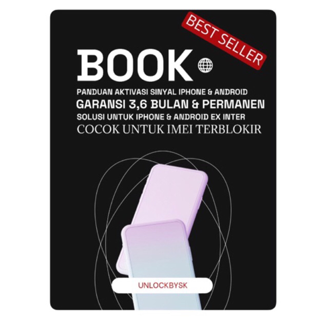 BOOK PERBAIKAN JARINGAN IPHONE & ANDROID ANTI BLOKIR SOLUSI IMEI IPHONE DAN ANDROID