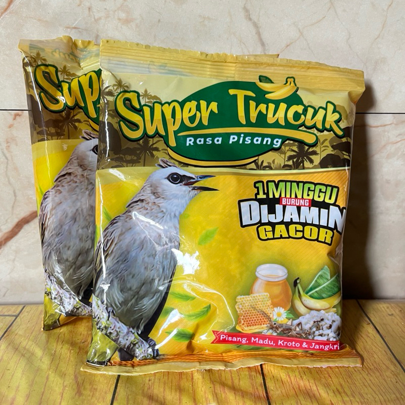 Super Trucuk Rasa Pisang | makanan burung trucuk | pakan burung trucuk
