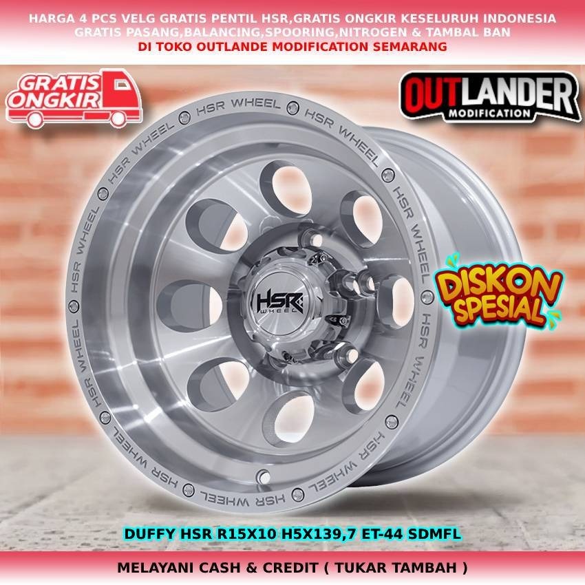 velg mobil daytona r15 lebar 10, velg mobil Sidekick Vitara dll velg hsr duffy r15