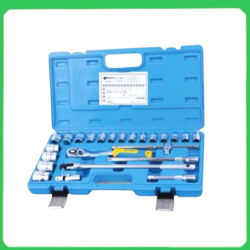 KUNCI SOCK SET 24PCS 1/2 SOCKET SET SOCKET WRENCH SET 1/2 INCH BENZ