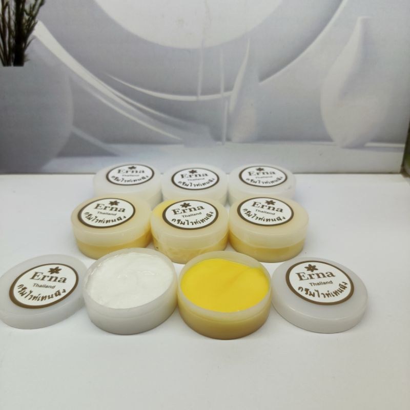 6Pcs // Cream Erna Thailand Siang&Malam Whitening Original