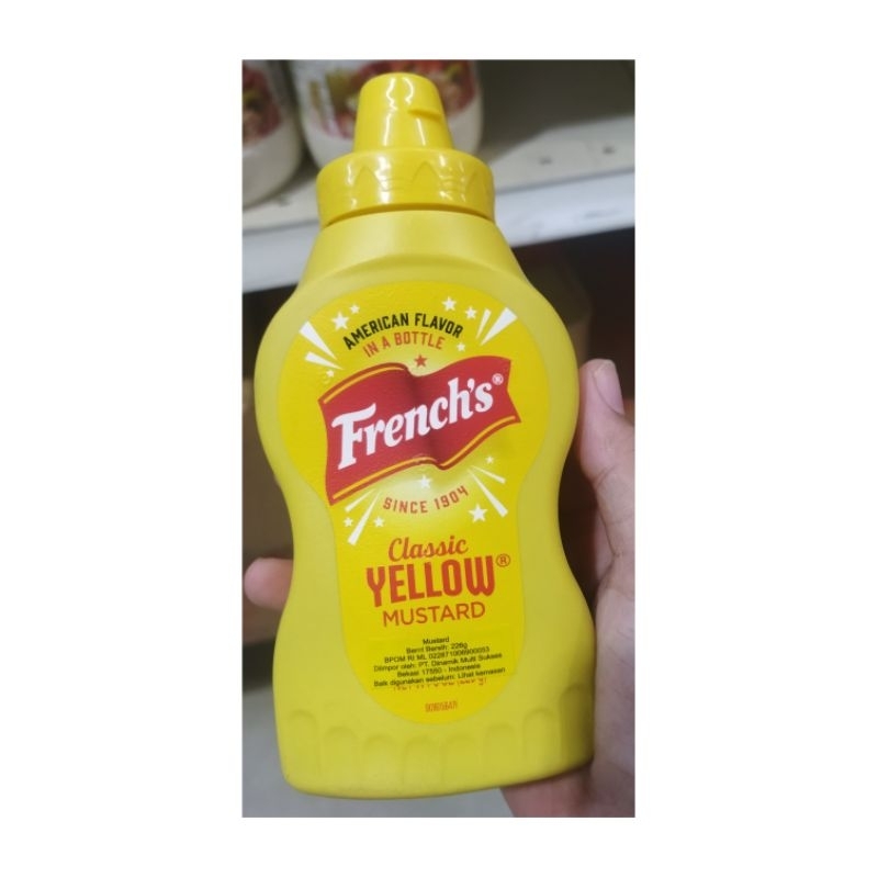 

FRENCH'S CLASSIC YELLOW MUSTARD 226GR ISI 2 BOTOL