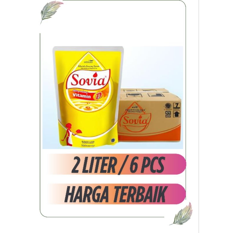 

Minyak Goreng Sovia 2 Liter 6 pcs