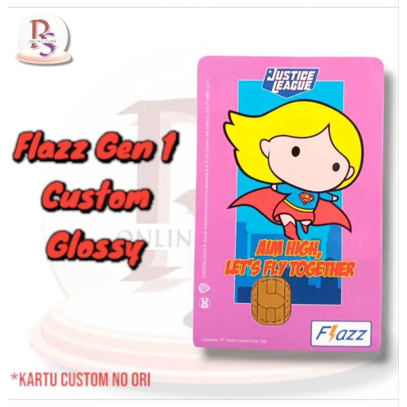 KARTU FLAZZ BCA GEN 1 - SUPERWOMEN CARTOON