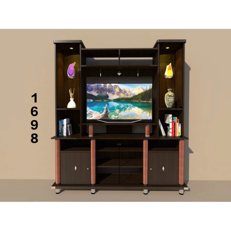 Buffet TV Lemari Lampu Hias Menara