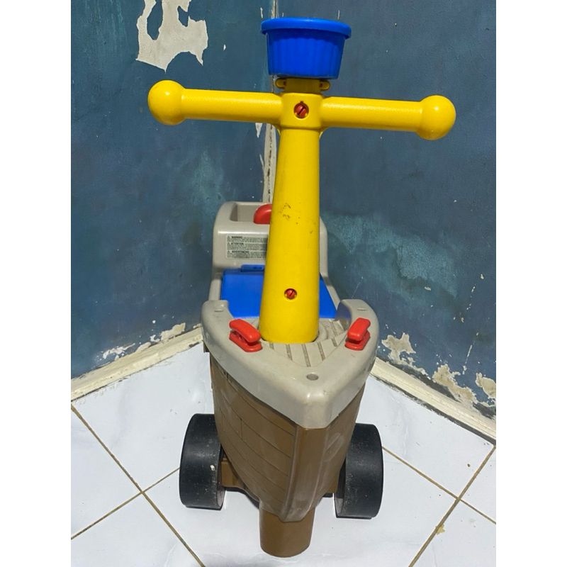 ride on kapal little tikes