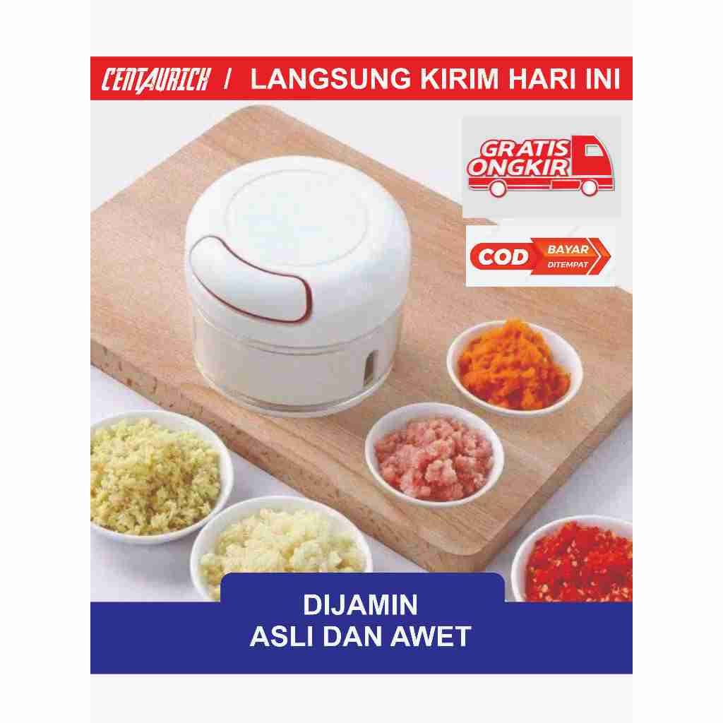 Chopper Manual Speedy - Penggiling Daging dan Bumbu dapur Praktis
