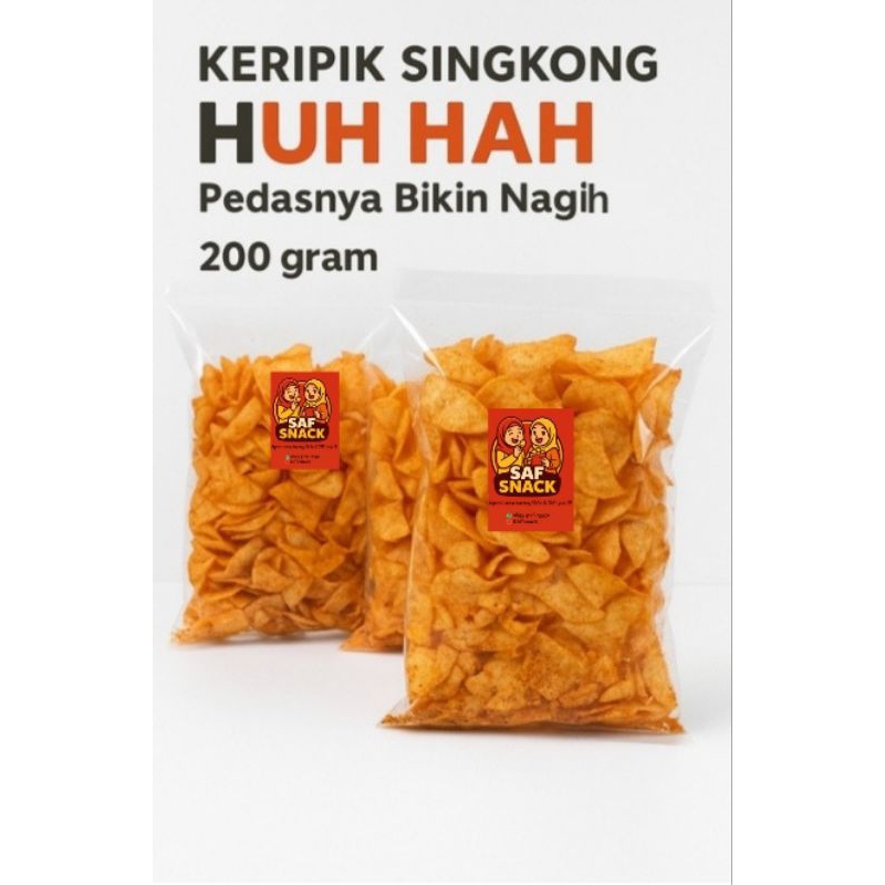 

Keripik Singkong Pedas Daun Jeruk