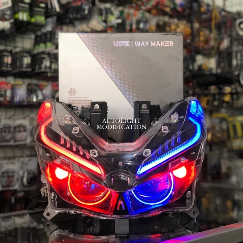 BILLED VARIO 125 150 LED NEW FULL SET REFLEKTOR CUSTOM BILLED UPS WAYMAKER S600