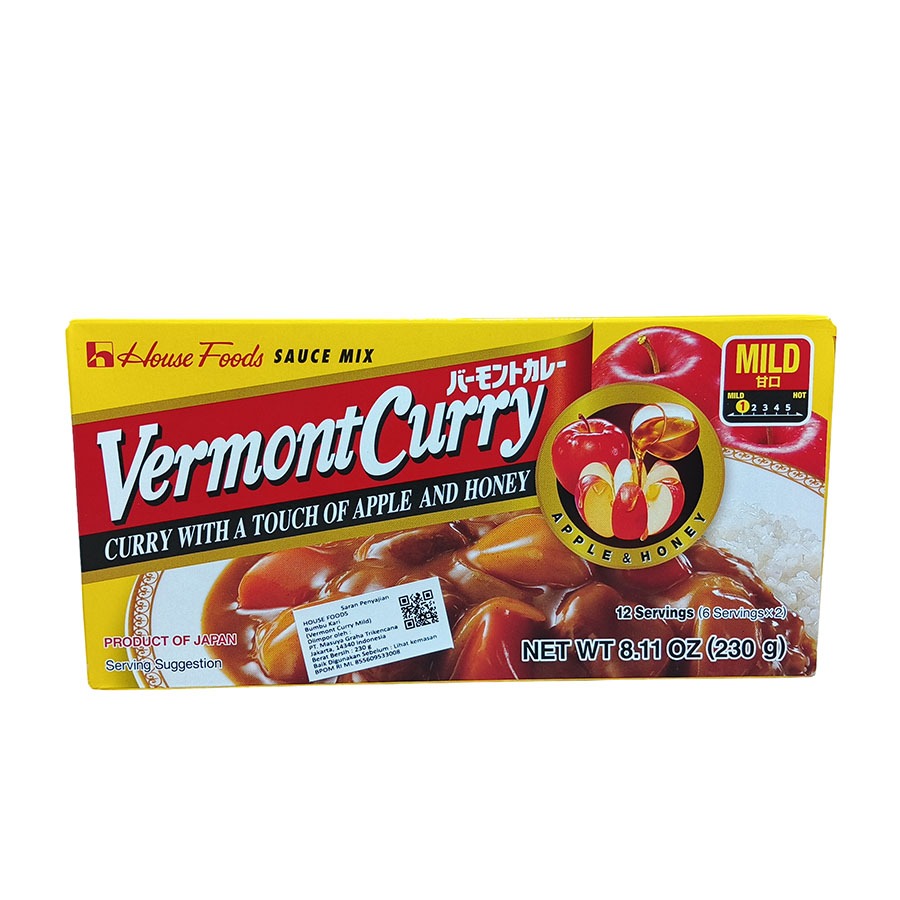 

HOUSE VERMONT CURRY JUMBO MILD C592M 230 GR