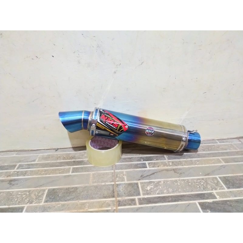 knalpot NMS RACING slincer knalpot motor knalpot racing stenlis