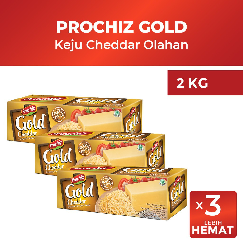 

Keju Prochiz Gold 2KG (3pcs)