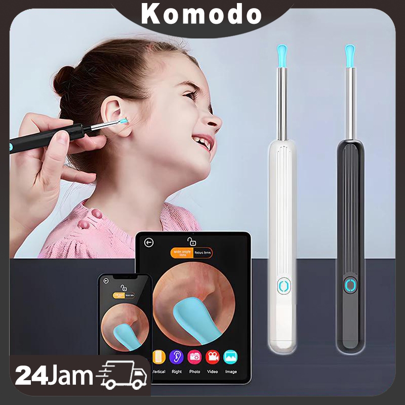 Pembersih telinga bayi korek kuping LED bayi pembersih kuping smart kamera WiFi hp korek kuping
