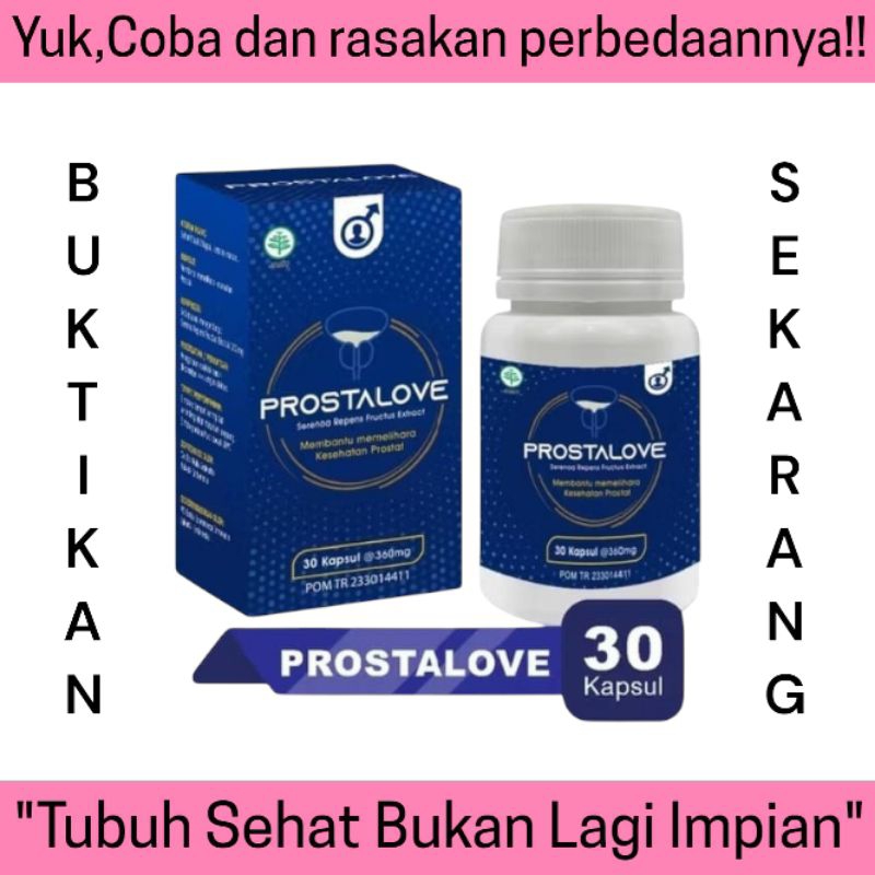 Prostalove Suplemen Herbal Kesehatan Prostat Pria – Ekstrak Saw Palmetto, Zinc & Lycopene – BPOM Res