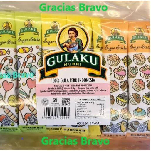 

Refill GULAKU Gula Saset Stik 8gr x 125 saset - Refill Sugar Stick Sachet @ 8 gr x 125 sachets