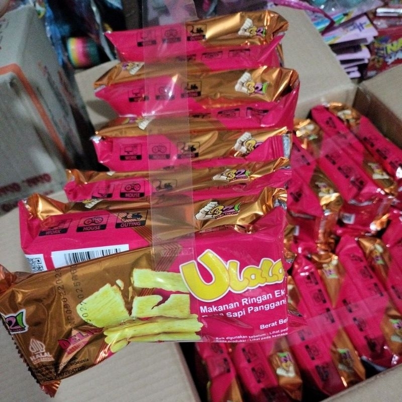 

Ulala Makanan Ringan Ekstrudat Rasa Sapi Panggang 10 pcs