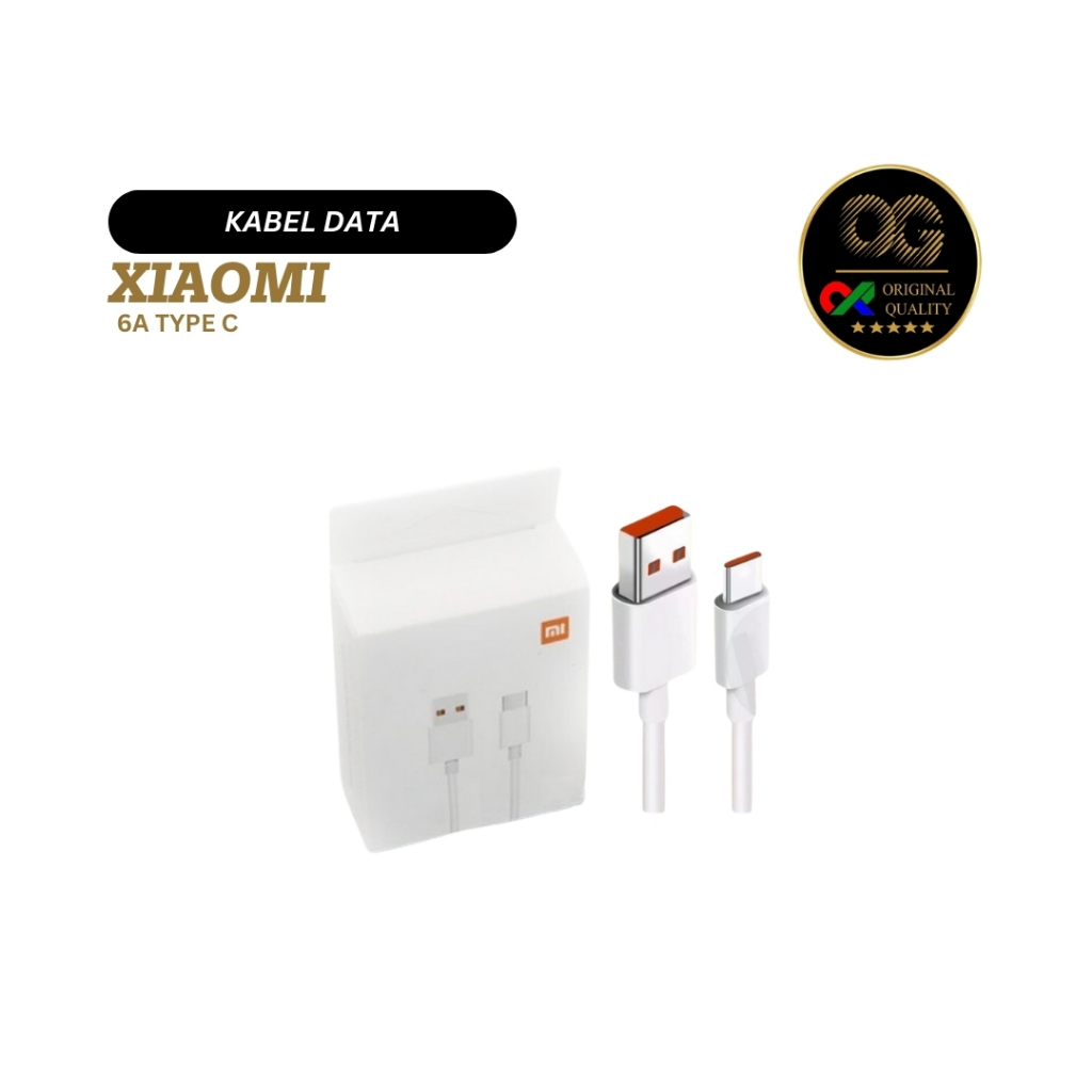 CABLE / KABEL DATA TYPE C XIAOMI 6A ORI