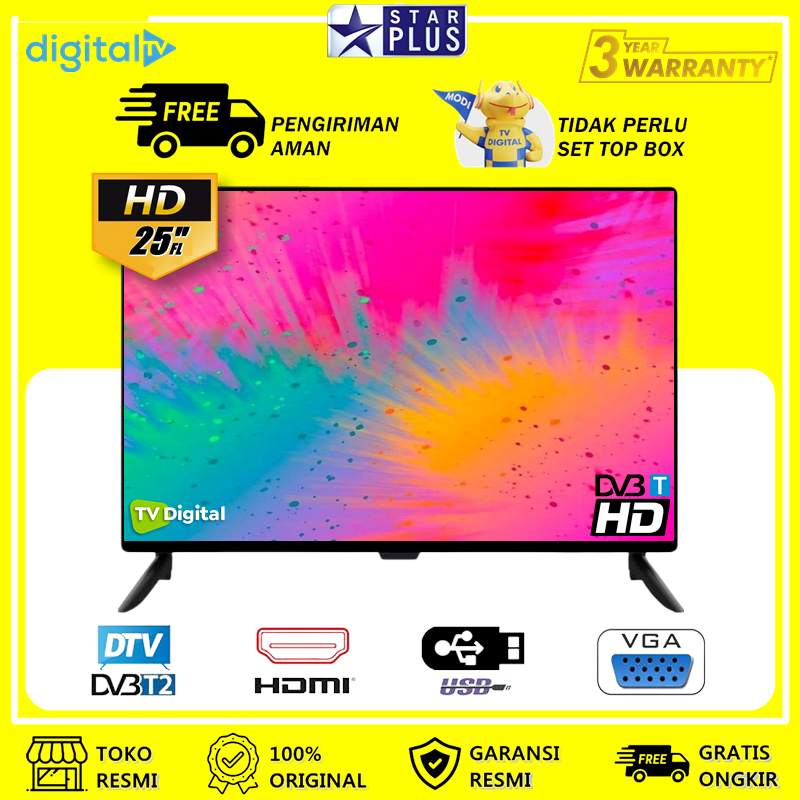 TV LED 25 inch TV Digital FULL HD TV LED MURAH GARANSI Televisi