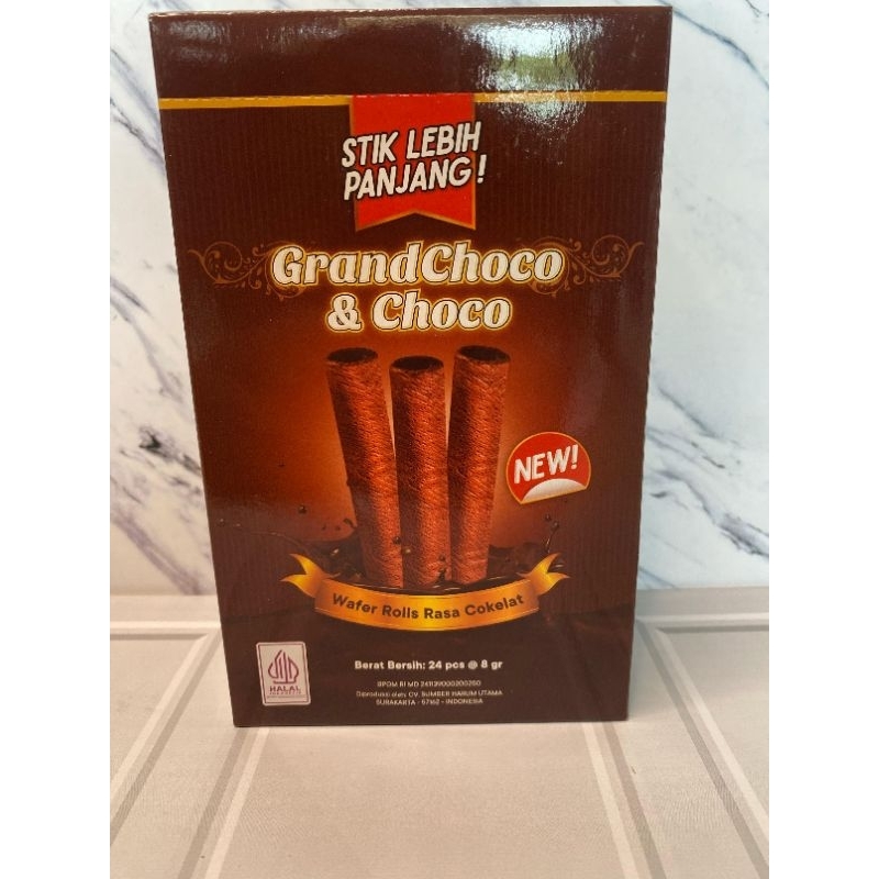

grandchoco&choco per box isi 24pcs dan per karton isi 6 box