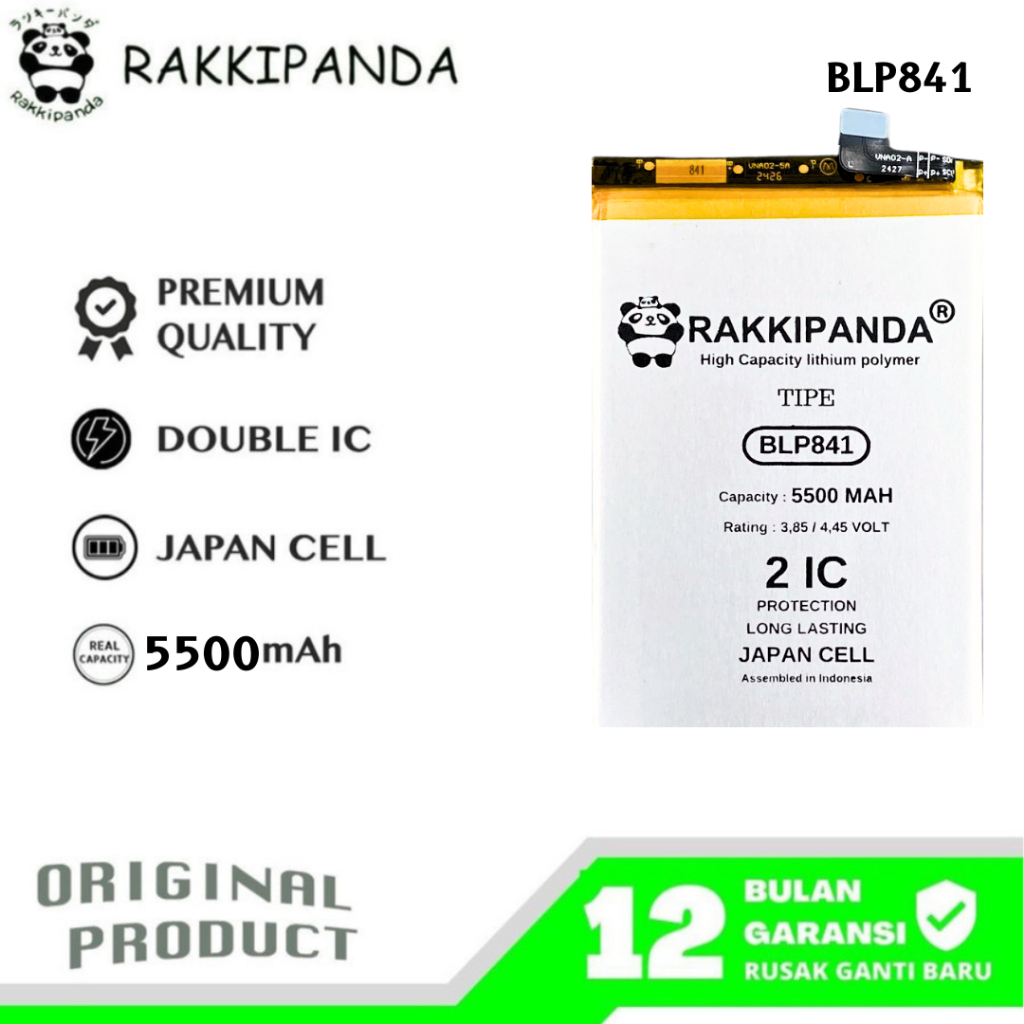 RakkiPanda - BLP841 Realme 8 4G Batre Batrai Baterai