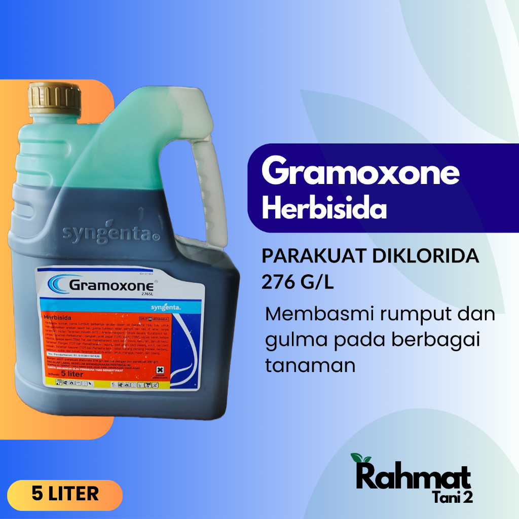GRAMOXONE - Herbisida Racun Rumput dan Gulma Ampuh (5 Liter)