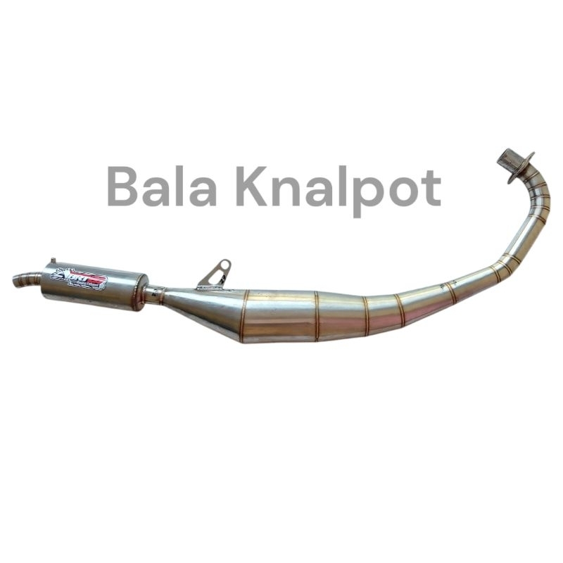 Knalpot satria 2 tak standar racing stainles ABRT20