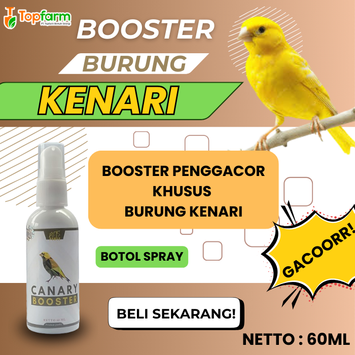 Vitamin Khusus Burung Kenari/ Obat Kenari Serak 60ML/ Booster Burung Kenari/ Obat Kenari Macet Bunyi