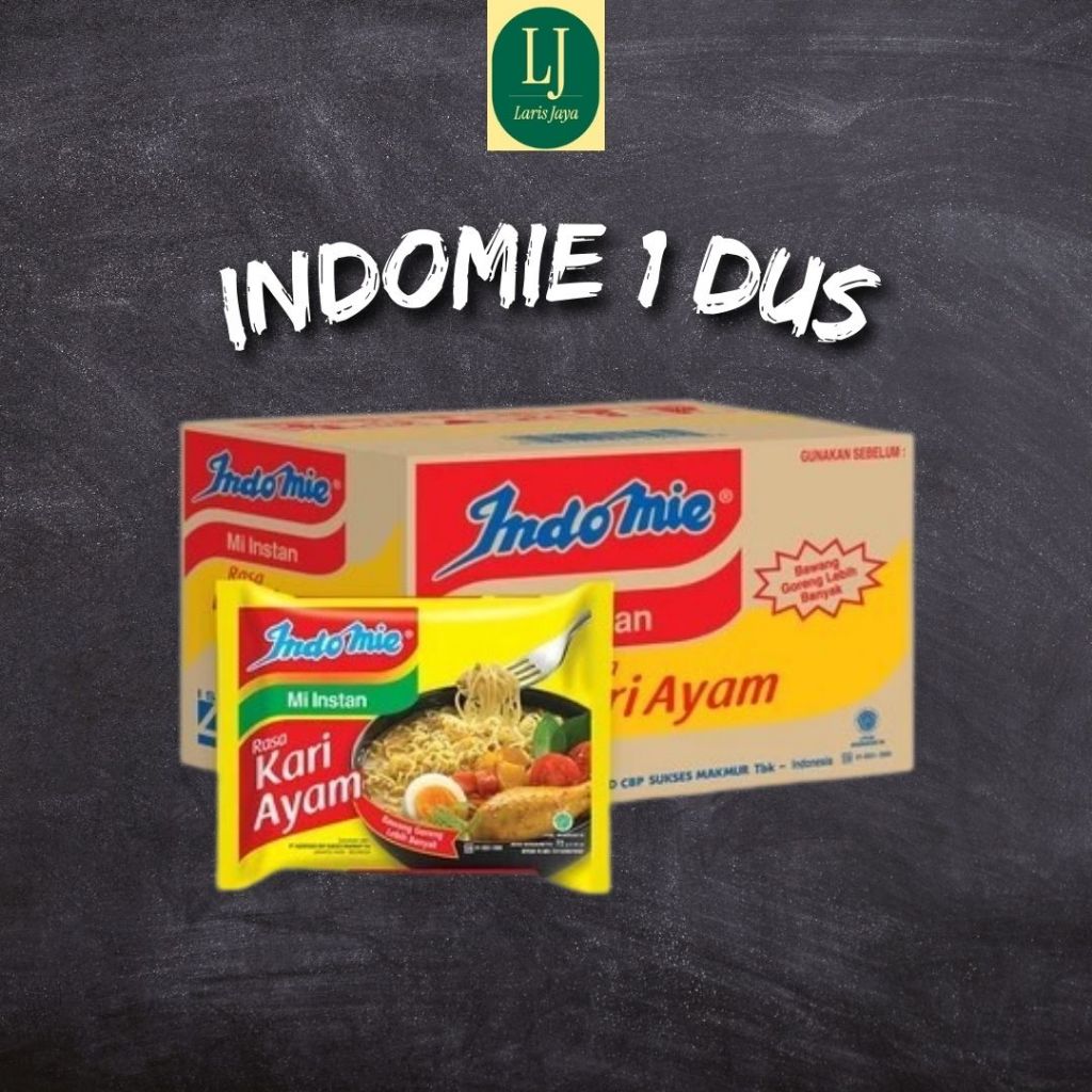 

Indomie Mi Instan Rasa KARI AYAM 1 Dus isi 40Pcs