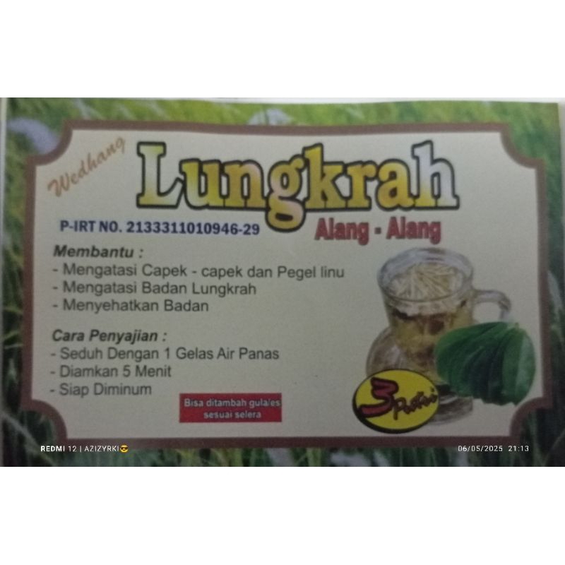 

wedang racik rempah lungkrah