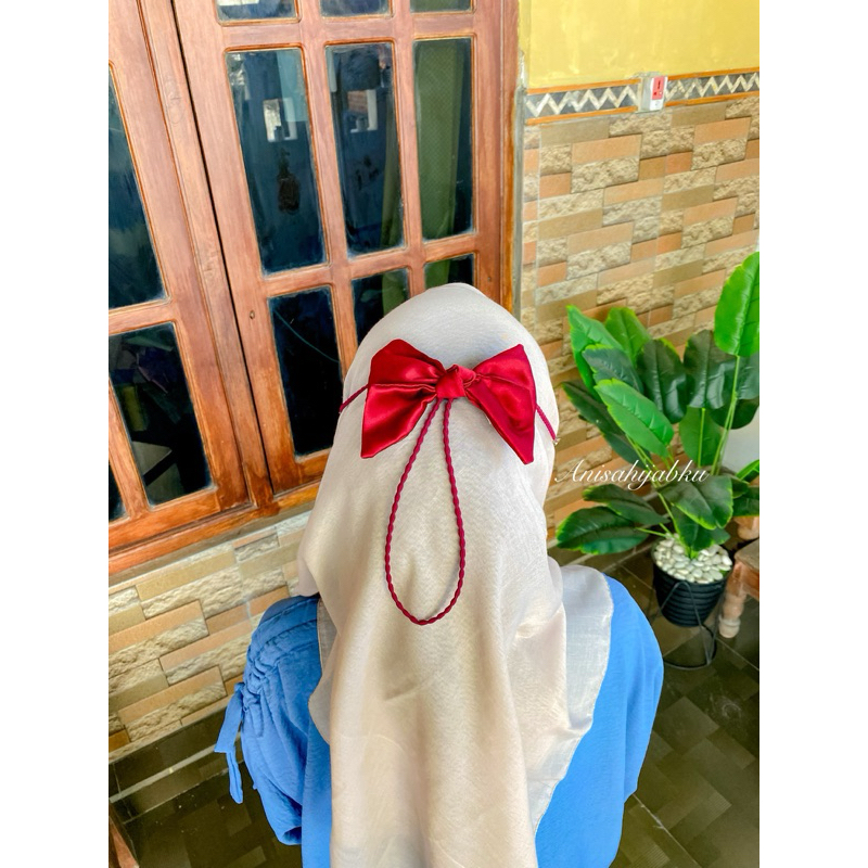 Konektor Masker / Konektor Masker Hijab/ Konektor Pita Mini M / Strapmasker Hijab Tali / Pita Hijab 