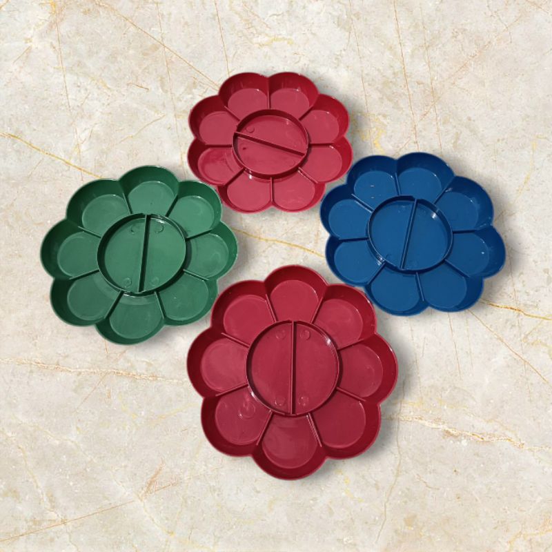 

Palet cat Lukis Bahan Plastik | Bak cat acrilik | Wadah cat air