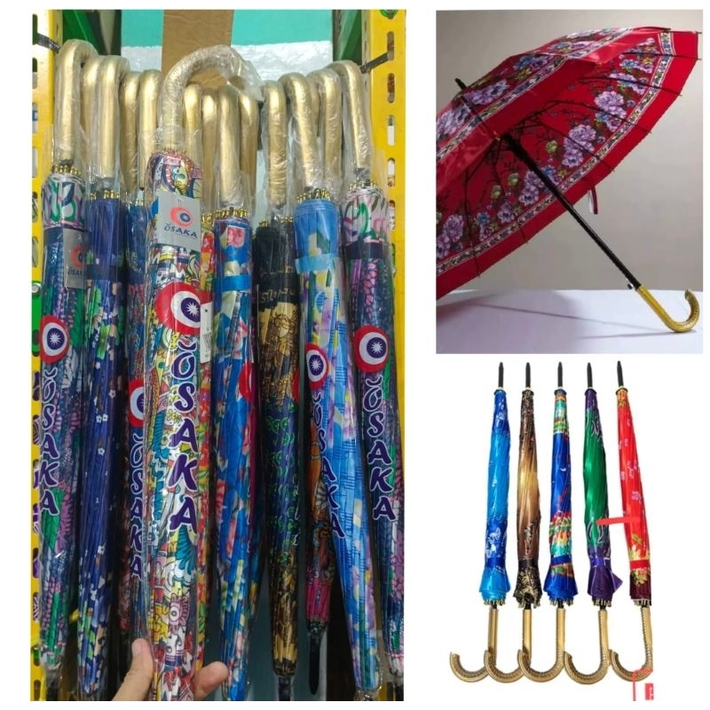 Payung Saten dewasa 16 jari