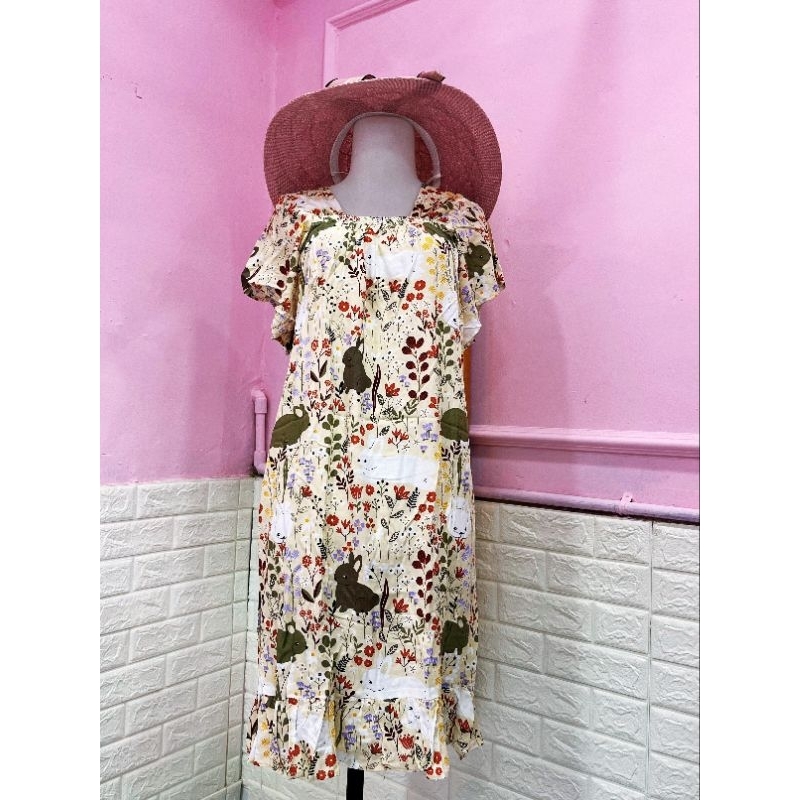 Fuji dress || Daster Fuji || daster karet