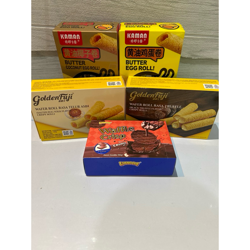 

MAO - Butter eggroll kaman, Waffle Crisp, Golden Fuji, Ice bars(pack)