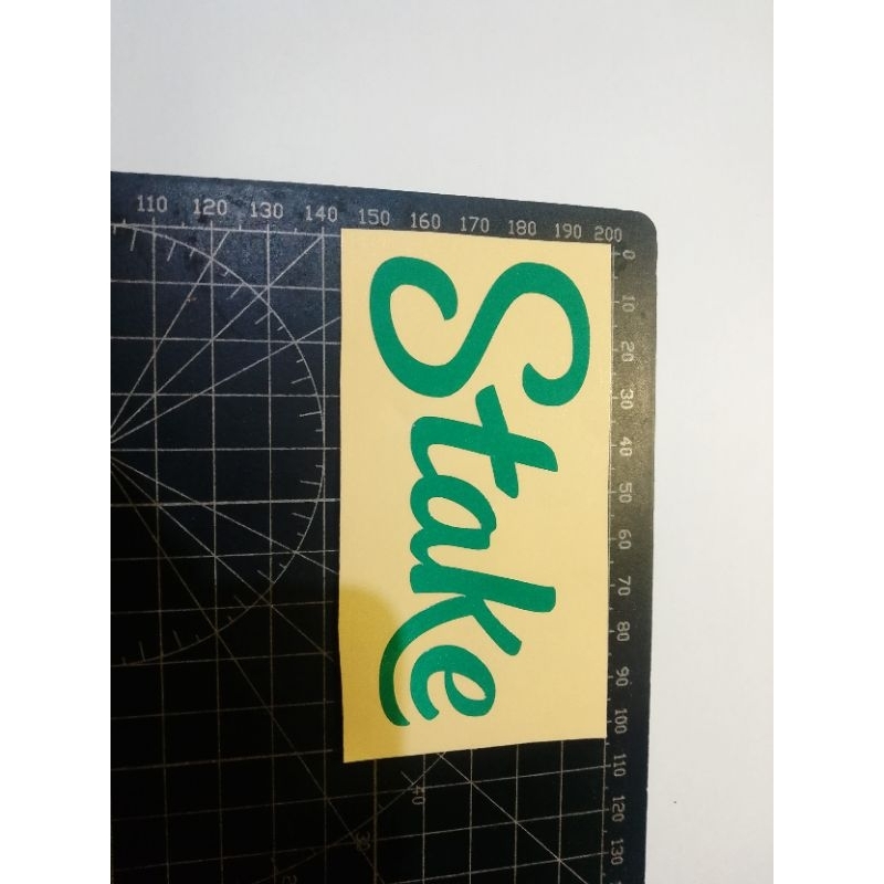 

stiker cutting stake