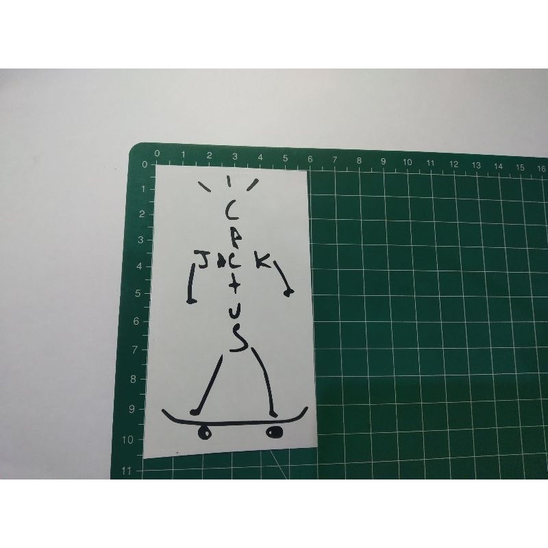 stiker cutting Jack cactus