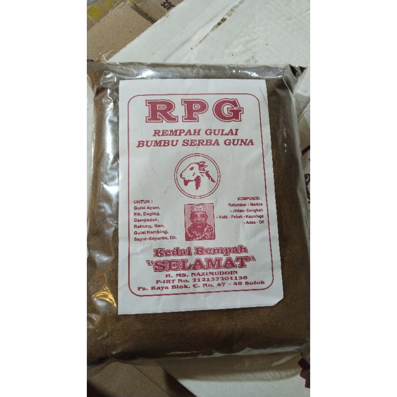 

Bumbu Pamasak RPG Gulai serbaguna 1kg