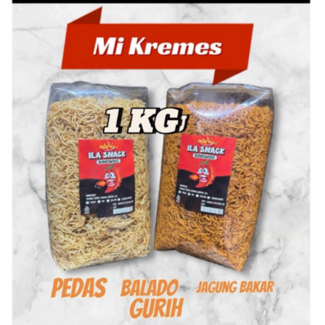 

(1KG )REMUKAN MIE GULUNG KREMES RENYAH DAN GURIH