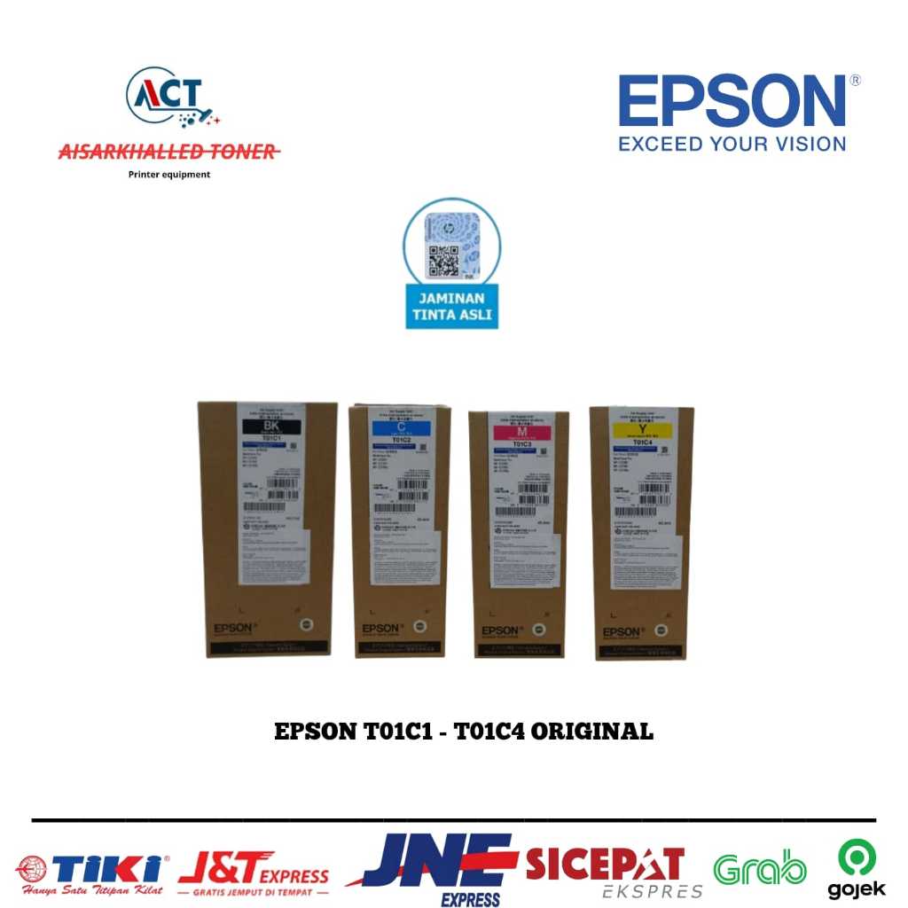 Tinta EPSON T01C Standard Tinta printer Epson WF C579R 579R