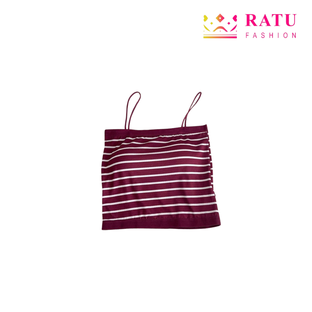 Ratu Fashion Tanktop Bra With Cup Singlet Wanita Atasan Sexy BR938
