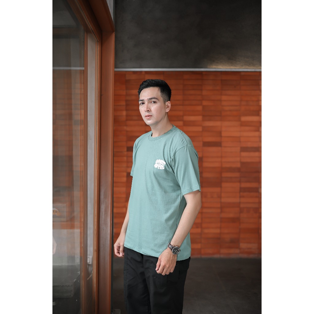 Afterlife Kaos Pria Spirit - Mineral Green