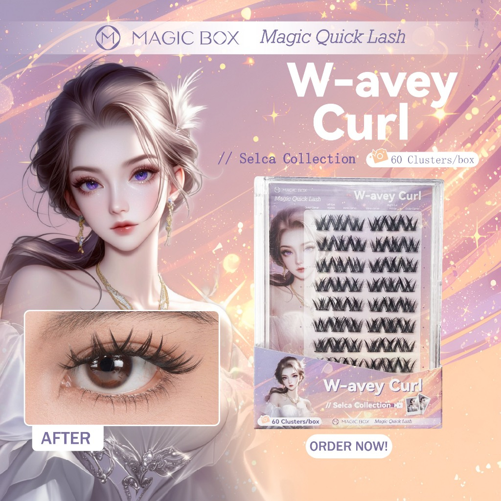 Magic Box Selca Collection Bulu Mata Palsu Tanpa Lem | Eyelash Natural Tahan Lama | False Eyelashes
