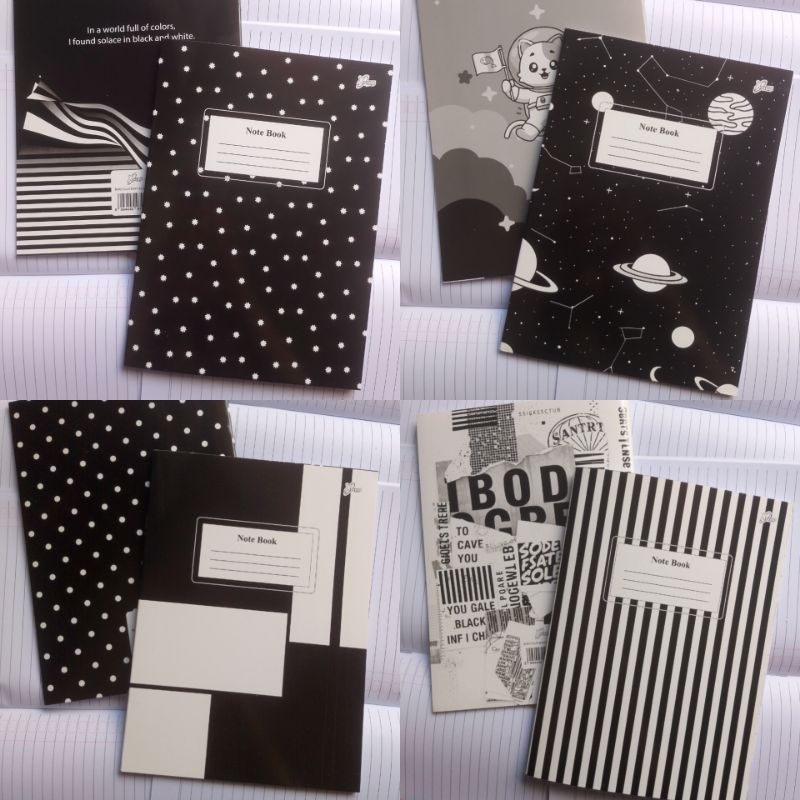 

(10BUKU) BUKU BOXY NEW COVER BLACK WHITE ISI 42LEMBAR/10 BUKU 10 MOTIF/ UKURAN BUKU BIGBOSS
