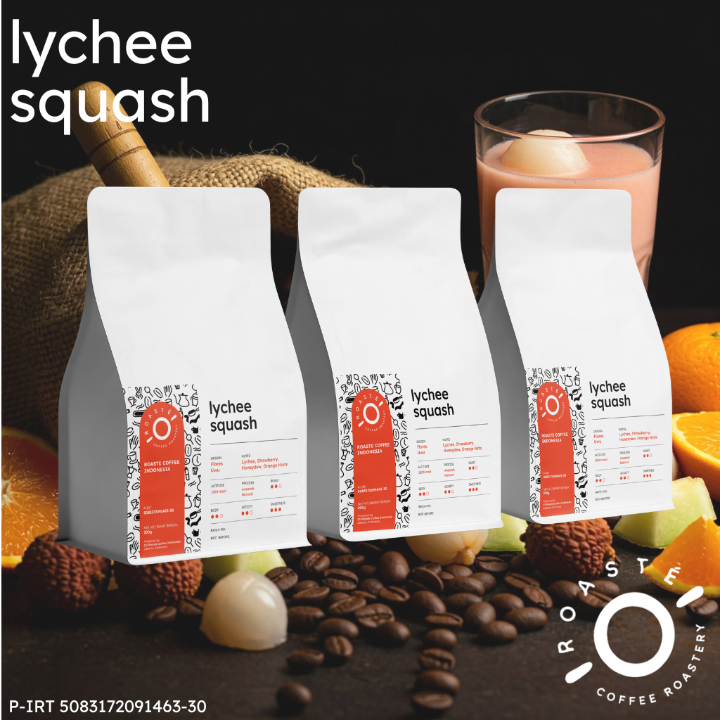 

Lychee Squash 100 gr - Kopi Coffee Arabica Flores Anaerob Natural Espresso V60