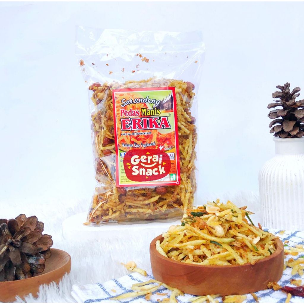 

Serundeng Kentang Erika Snack Oleh2 Khas Padang