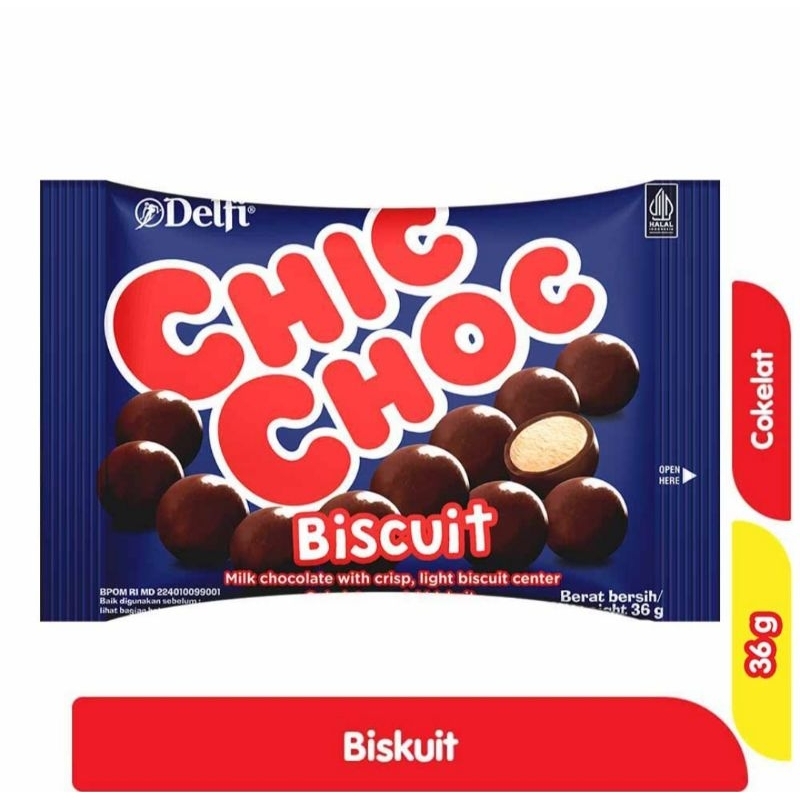 

Delfi Chic Choc Biskuit Cokelat 36 gr