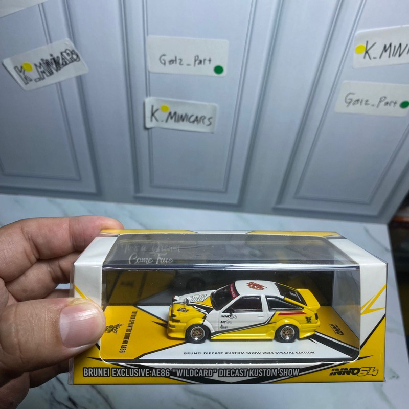 inno toyota sprinter trueno AE86 brunei exclusive skala 1/64