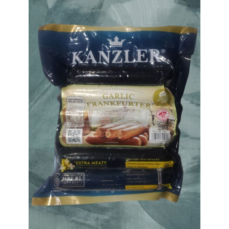 

KANZLER Garlic Frankfurter 300gram